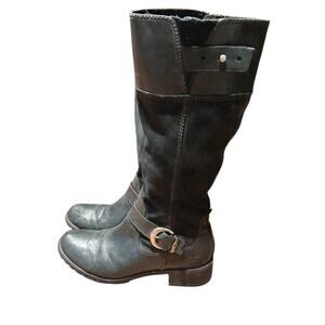 Timberland Black Leather Ankle Boots